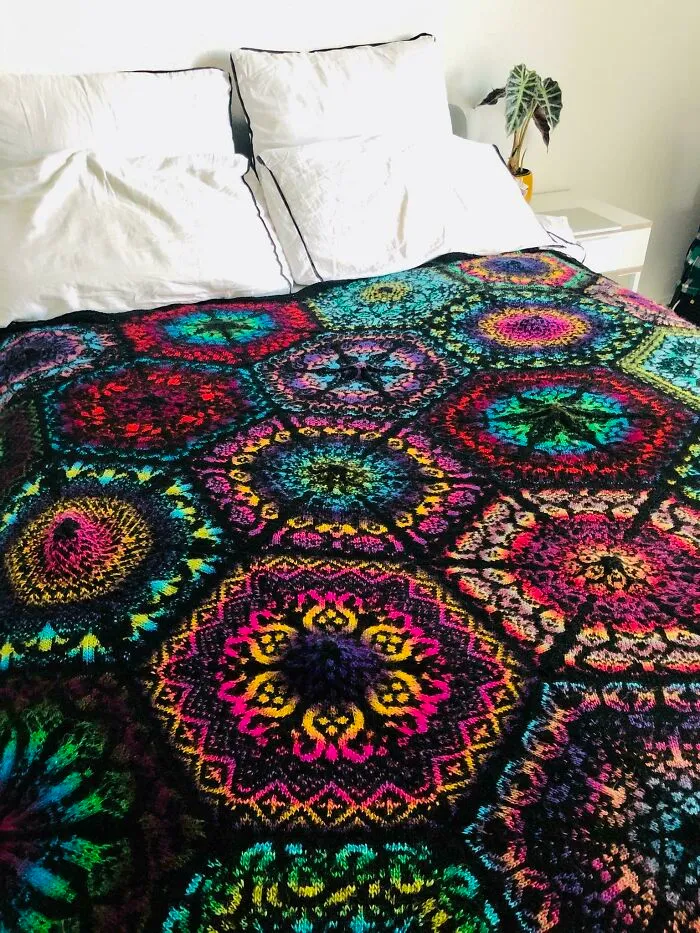 After Over Two Years Of Knitting, The Only Thing Left To Is Block My Persian Dreams!