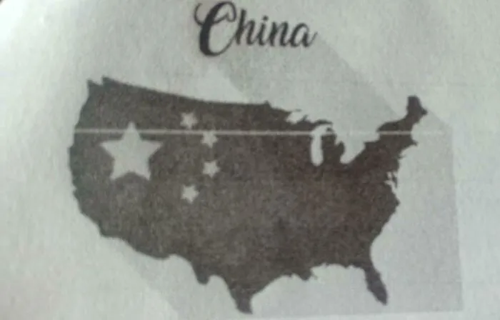 China se ve un tanto rara
