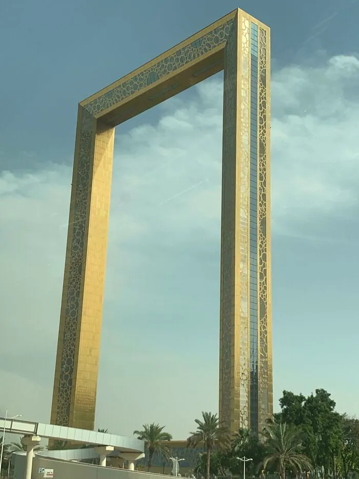 The Frame In Dubai- Elevator Up, Walk Across A Glass Floor, Elevator Down