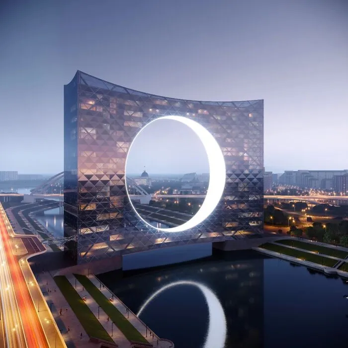 Kazakhstan's Tower Of The Sun By Fundamental Architects