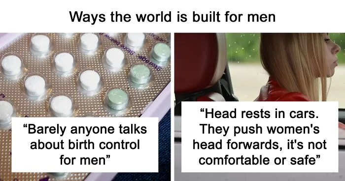 "The World Is Built For Men": Woman Gives 20 Examples That Show How Women Are Discriminated In Everyday Life