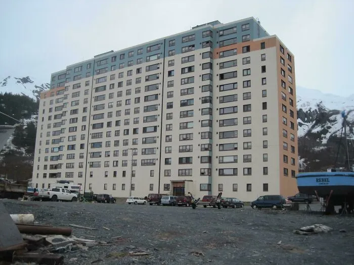 All Residents Of Whittier, Alaska Live Inside One Building