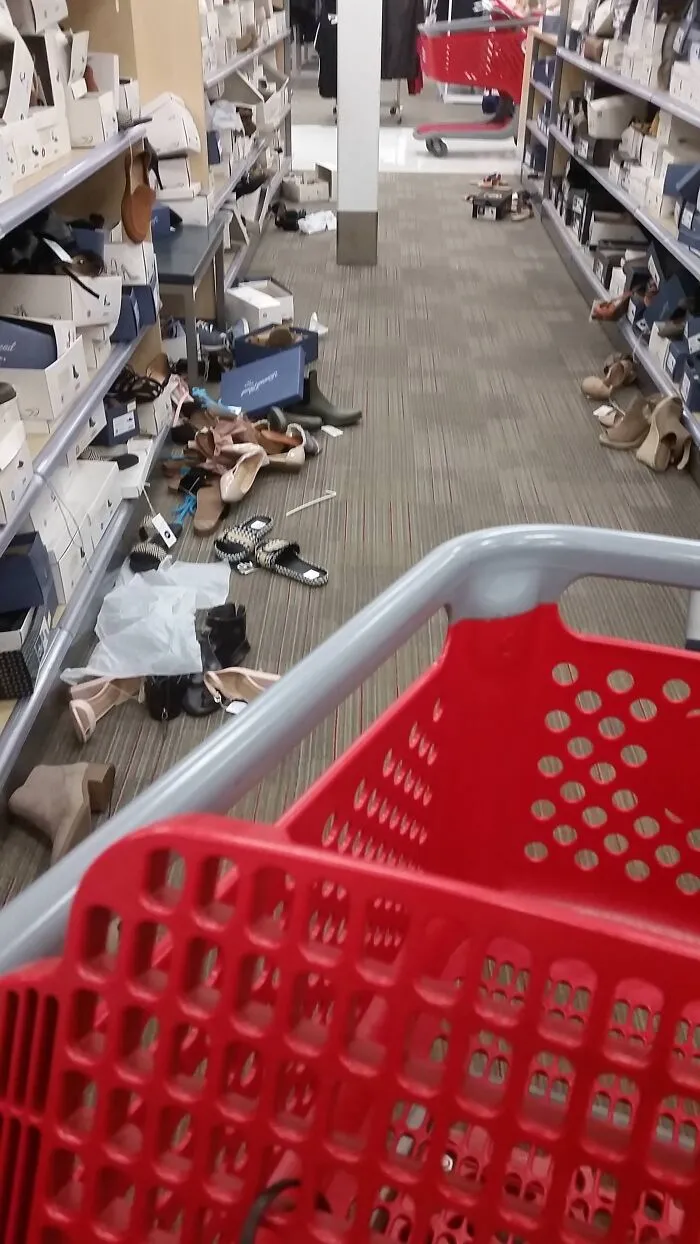 A**holes Who Leave Store Shelves Like This
