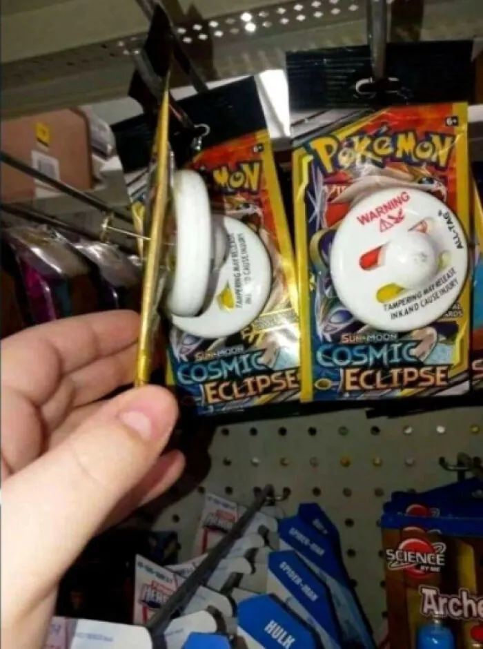 Installed Anti Theft Tags On Collectibles Boss