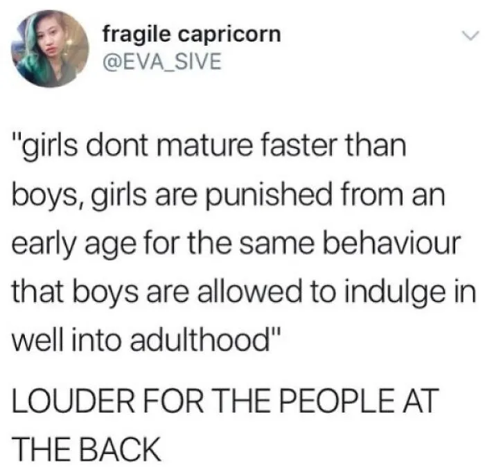 While It Is True That Girls’ Brains Typically Develop A Little Faster Than Boys’ Brains, That Doesn’t Excuse A Lack Of Discipline For Boys