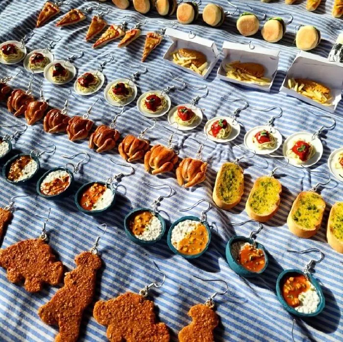These Food Earrings