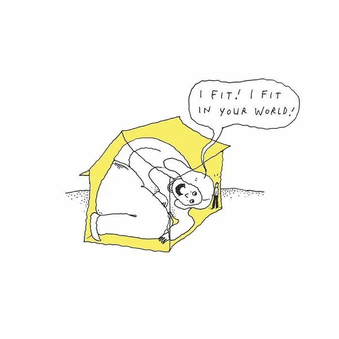 30 Funny And Relatable Simplistic Illustrations With Insightful Humor By This Artist
