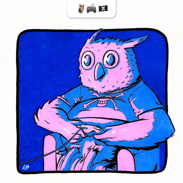 People On The Internet Have Sent Me Random Emoji Combinations And I Made Illustrations Out Of Them (34 Pics)