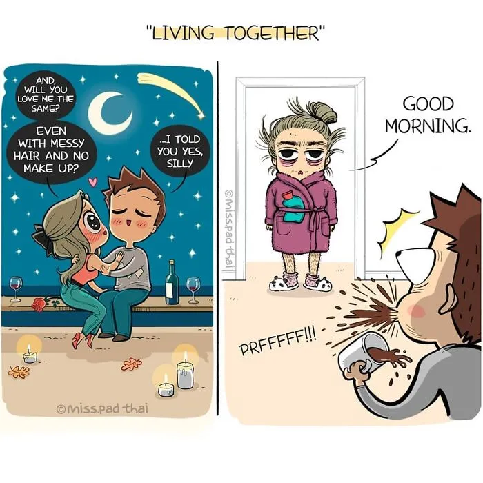 This Artist Captures Her Life With Her Boyfriend In Funny And Sometimes Spicy Comics (New Pics)