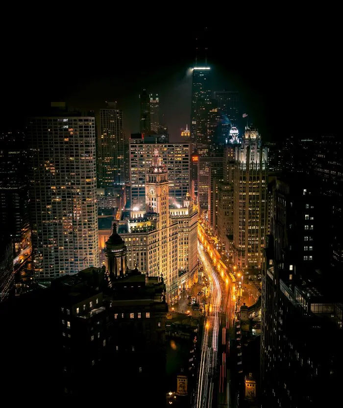 La mejor foto que he tomado en Chicago. Desde el tejado del Hard Rock Hotel