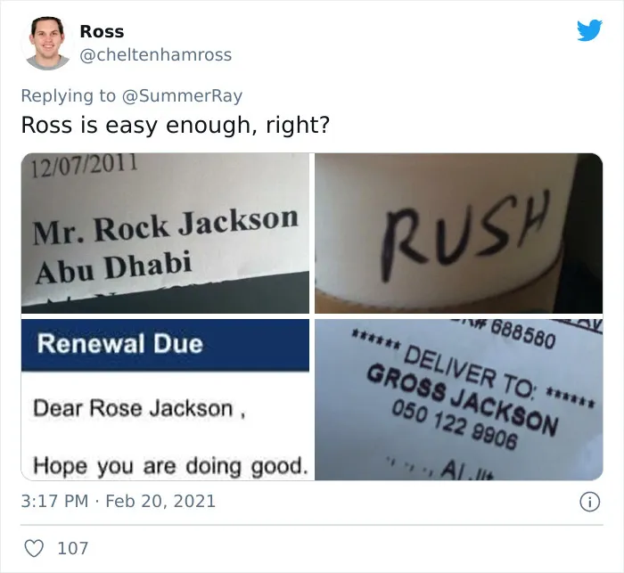 35 People On Twitter Share Funny Or Ridiculous Problems That Their Names Cause Them