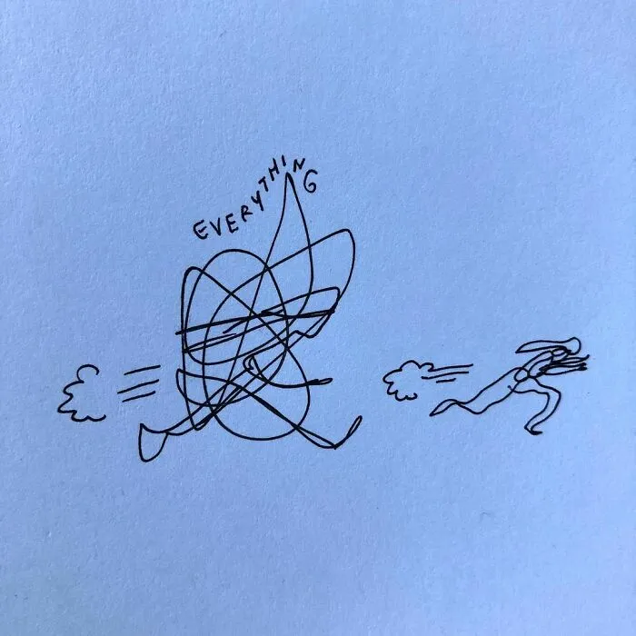 30 Funny And Relatable Simplistic Illustrations With Insightful Humor By This Artist