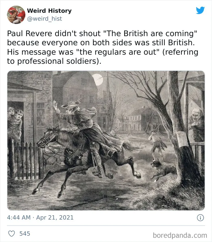 50 Odd And Interesting ‘Weird History’ Posts From This Account That Makes Learning Fun No Matter How Old You Are (New Pics)