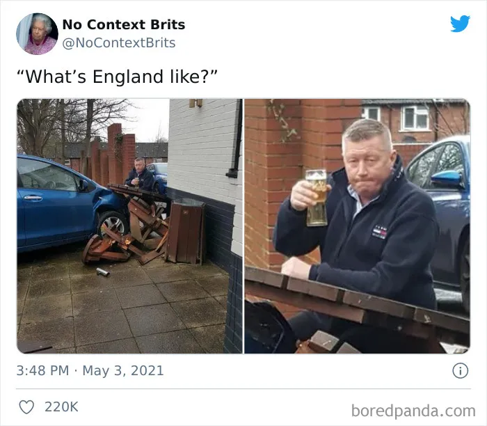 This Account Collects And Shares British Pictures Without Any Context (50 Pics)