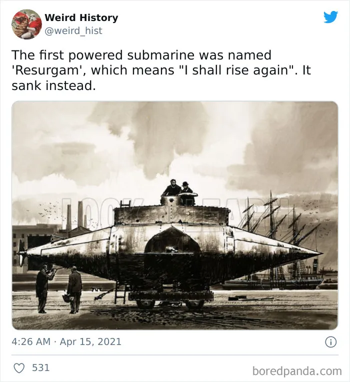 50 Odd And Interesting ‘Weird History’ Posts From This Account That Makes Learning Fun No Matter How Old You Are (New Pics)
