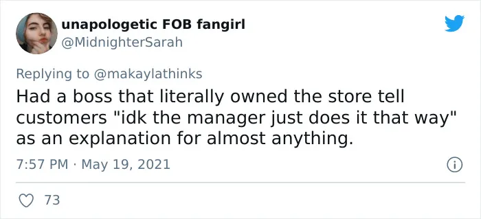 People Are Cracking Up At These 31 Funny Lies Service Workers Said To Customers In Uncomfortable Situations