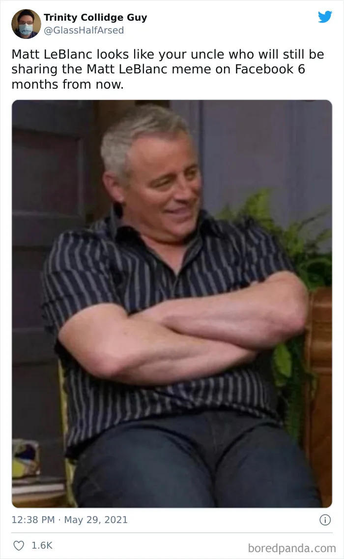 Matt LeBlanc Becomes A Meme After His Photo From The Friends Reunion Goes Viral (30 Pics)