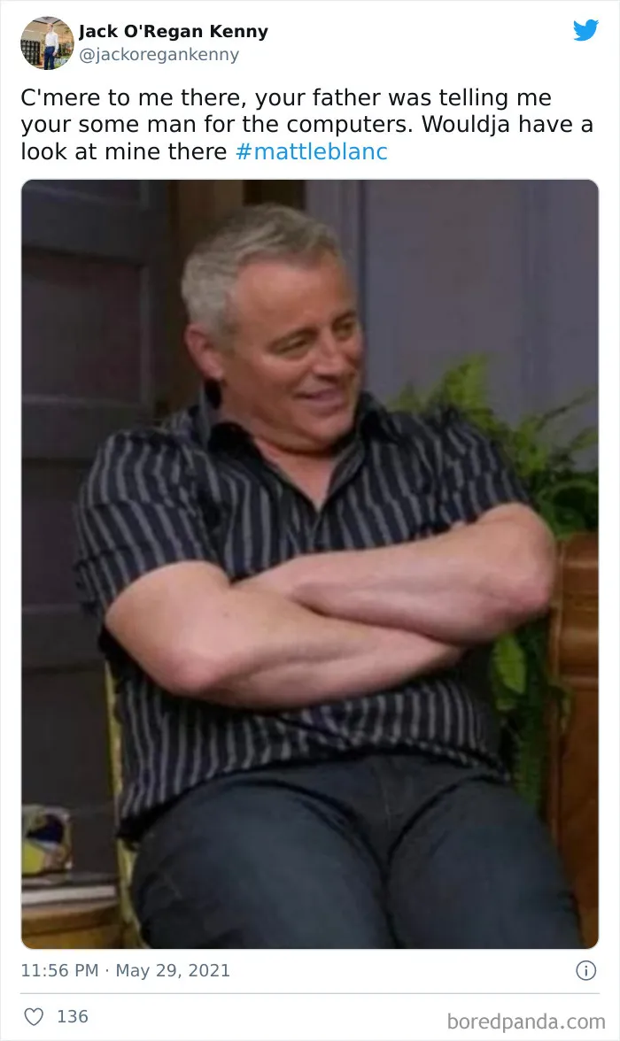 Matt LeBlanc Becomes A Meme After His Photo From The Friends Reunion Goes Viral (30 Pics)