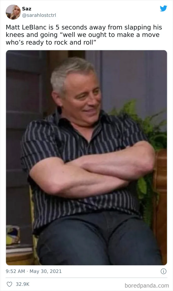Matt LeBlanc Becomes A Meme After His Photo From The Friends Reunion Goes Viral (30 Pics)