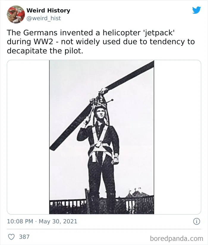 50 Odd And Interesting ‘Weird History’ Posts From This Account That Makes Learning Fun No Matter How Old You Are (New Pics)