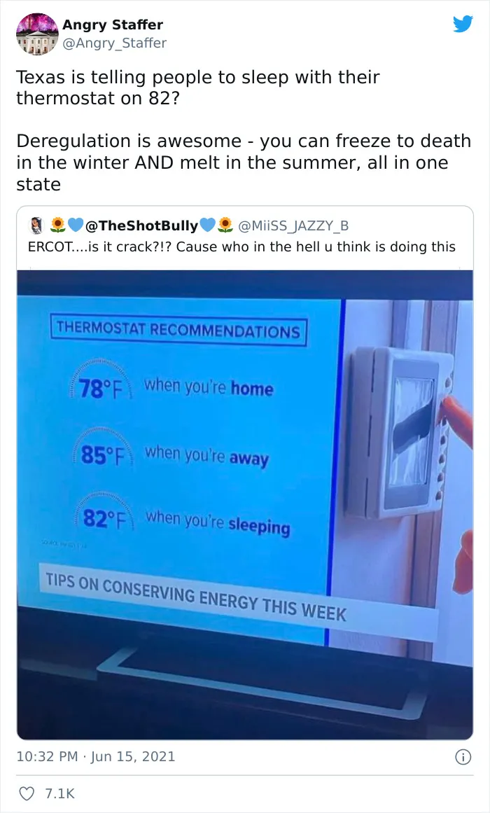 30 Of The Best Reactions Texans Had To Being Told Not To Use ACs During A Heatwave