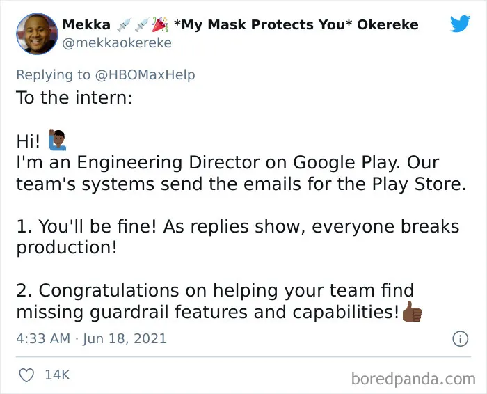 People Share Their Biggest Work Fails In An Attempt To Console An HBO Intern Who Made A Mistake