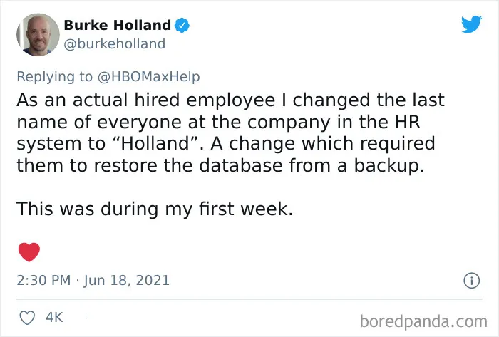 People Share Their Biggest Work Fails In An Attempt To Console An HBO Intern Who Made A Mistake