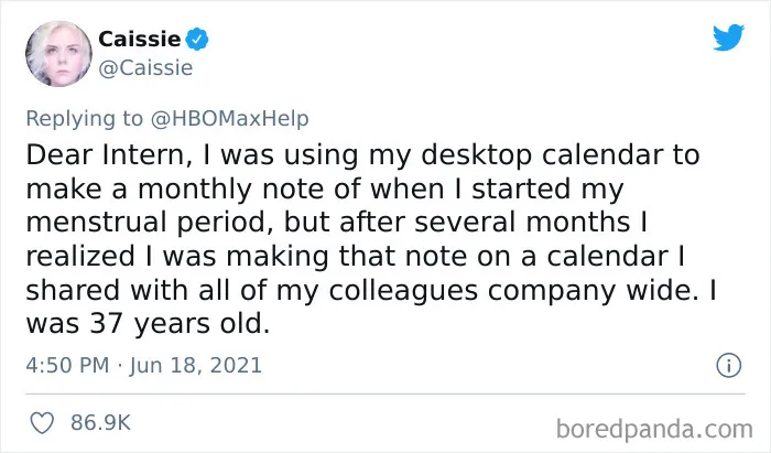People Share Their Biggest Work Fails In An Attempt To Console An HBO Intern Who Made A Mistake