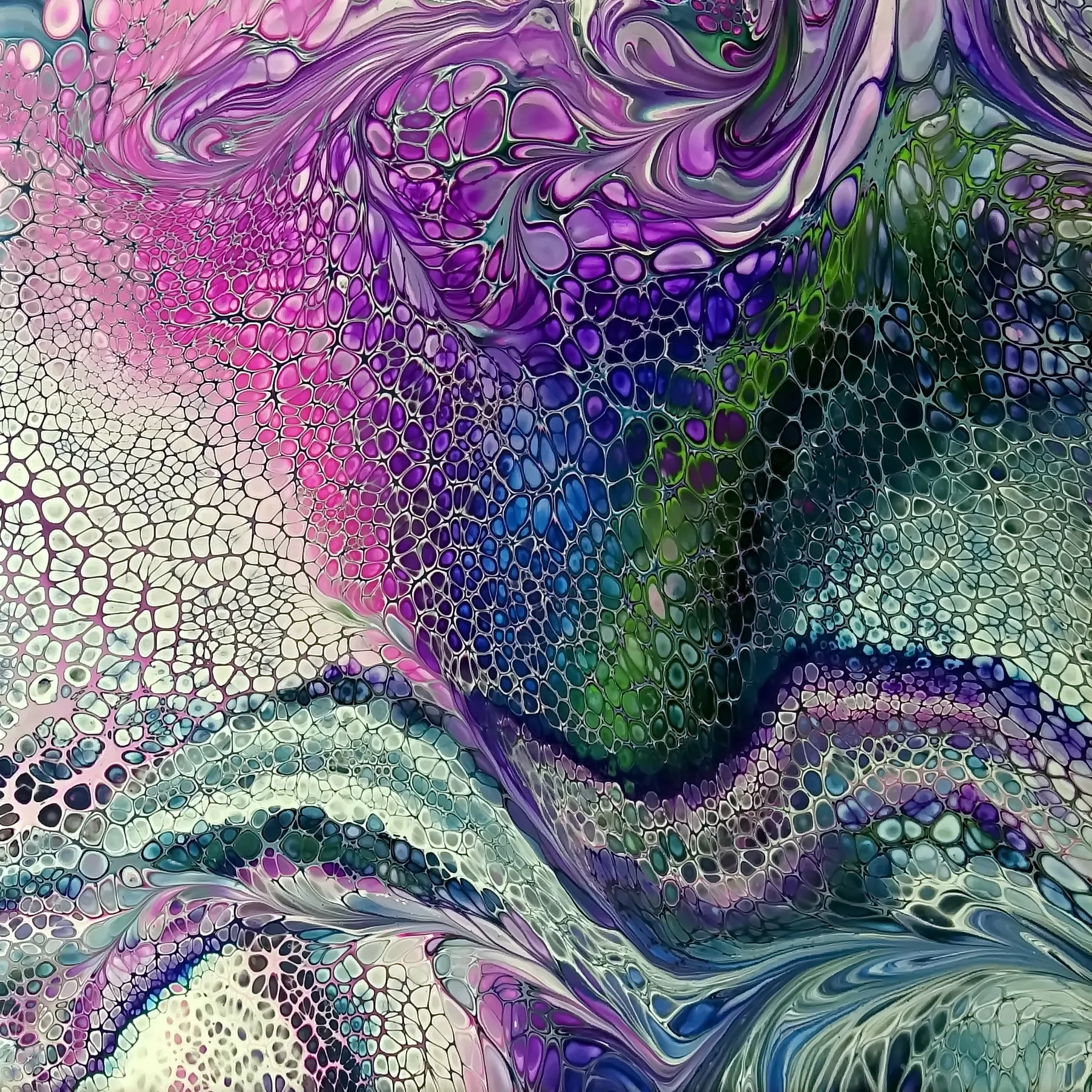 Flip Cup And Marble Pour ~ Sandwich Acrylic Pour Painting ~ Fluid Art ~ Step By Step Tutorial