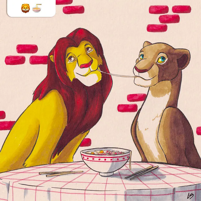 People On The Internet Have Sent Me Random Emoji Combinations And I Made Illustrations Out Of Them (34 Pics)