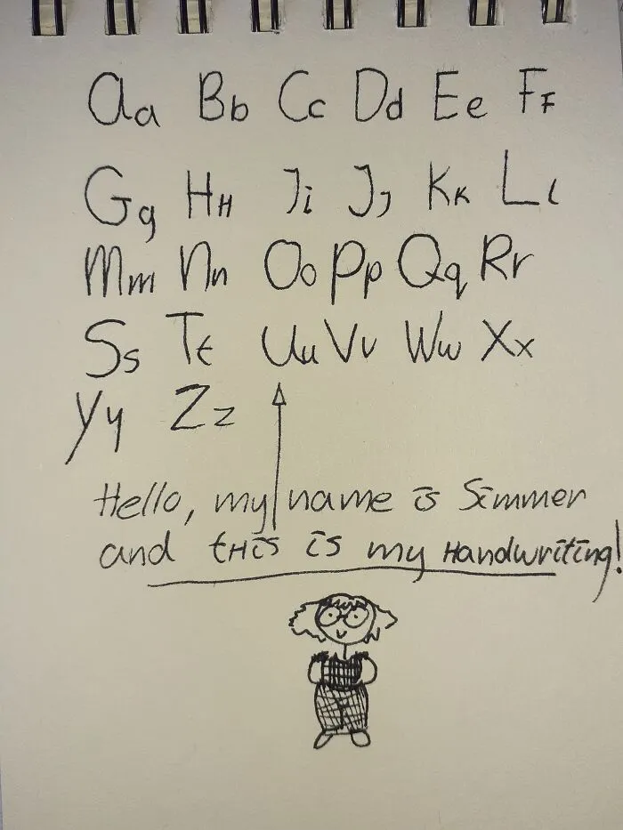 I Suddenly Forgot How I Write Certain Letters Haha