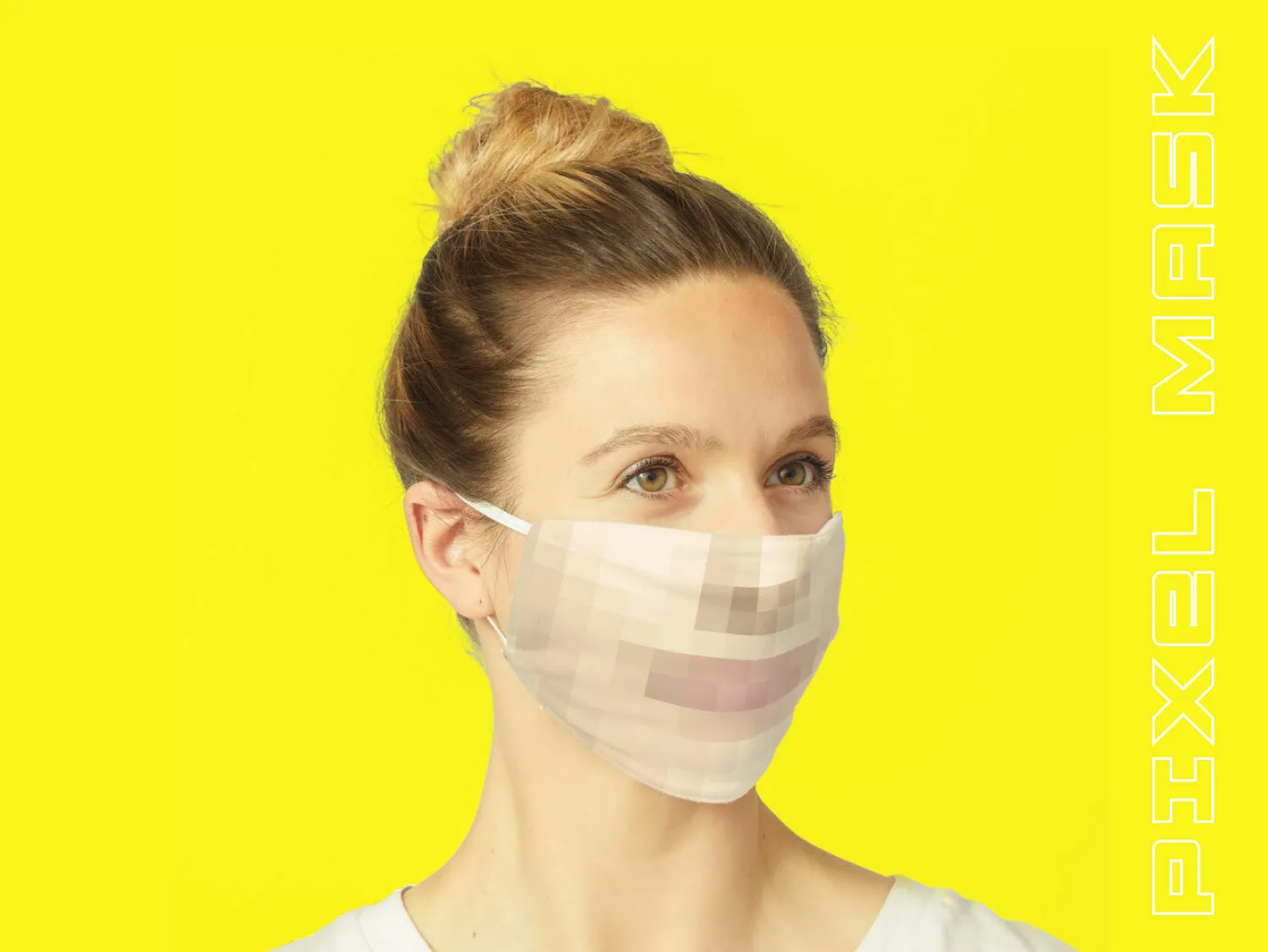 Pixel Face Mask For The Digital World