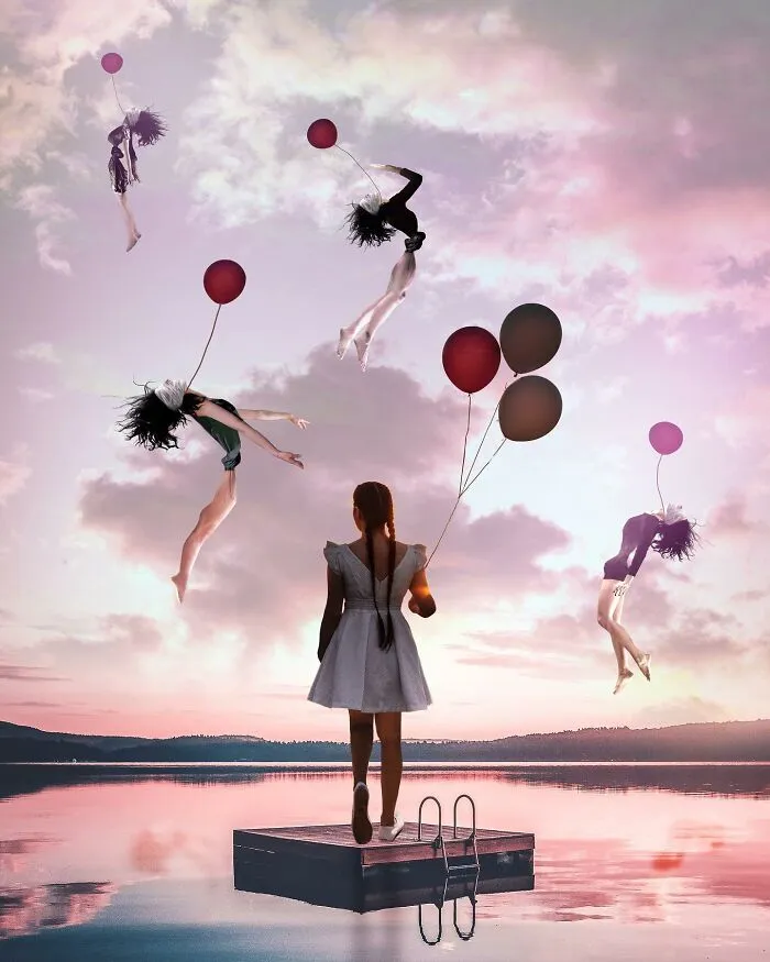 10 Surreal Sad Art Pictures I Created As A Diary Because At The Time I Did Not Know How To Express Myself