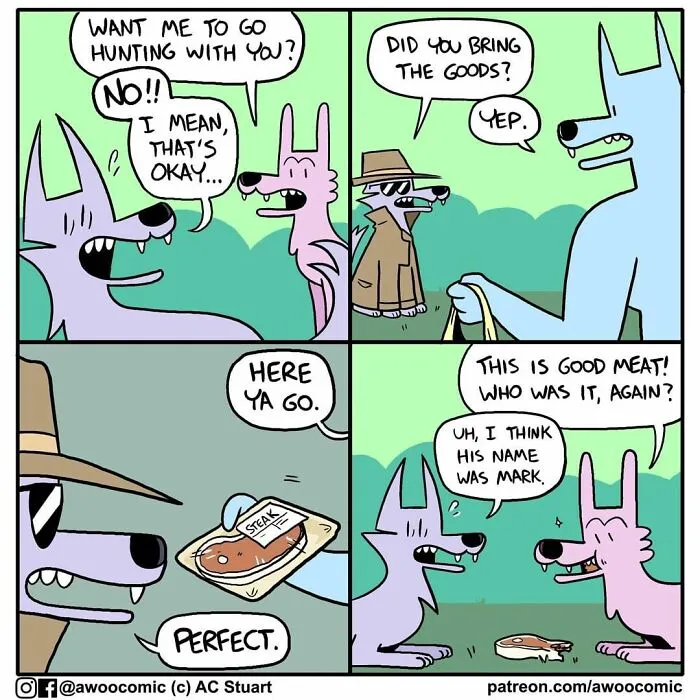 30 Funny Comics About Animals And Their Relatable Everyday Struggles