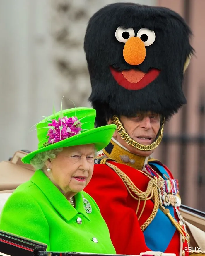 78 Silly And Humorous Edits This Artist Created Of Queen Elizabeth