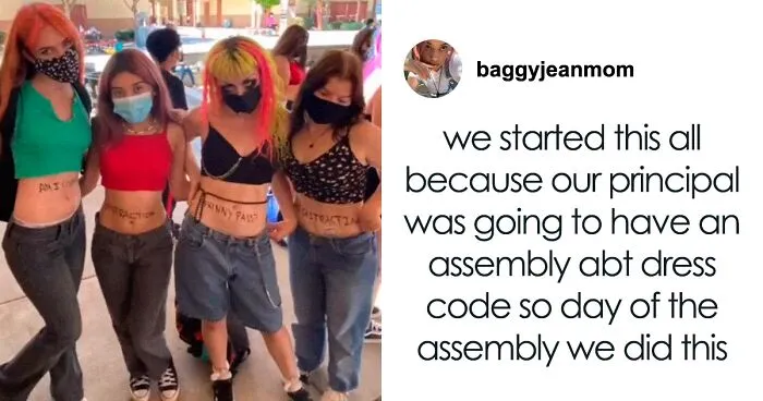 'Teach Boys To Focus, Not Girls To Cover Up': Teens' Protest Over 'Sexist' School Dress Code Goes Viral