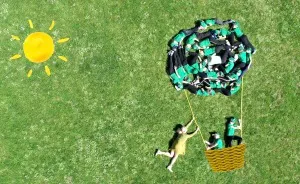 We Captured Drone Photos Of Kids Saying Goodbye To The School Year