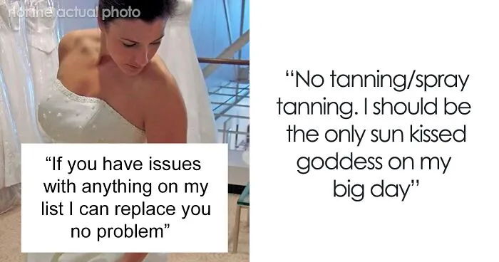 Lunatic Bride Sends Out A List Of Crazy Rules To Her Bridesmaids And People Don't Even Know What To Say