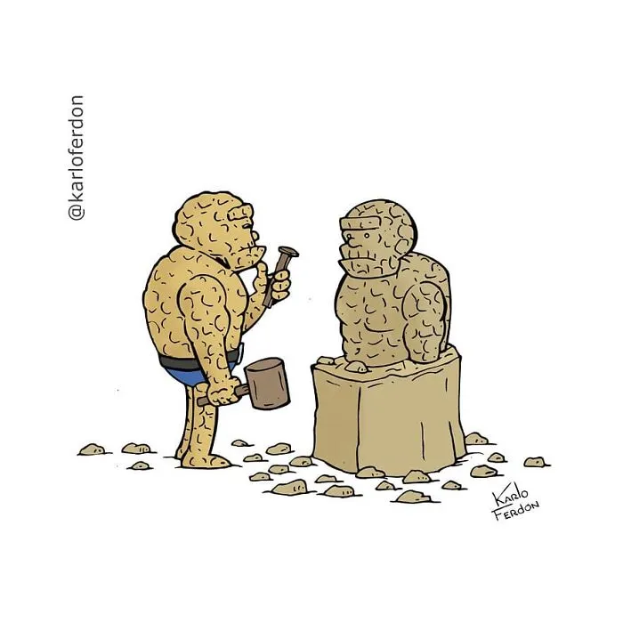 Artist Shows What Superheroes Are Doing In Their Free Time Without Saying A Word (30 New Comics)