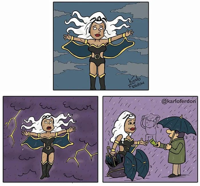 Artist Shows What Superheroes Are Doing In Their Free Time Without Saying A Word (30 New Comics)