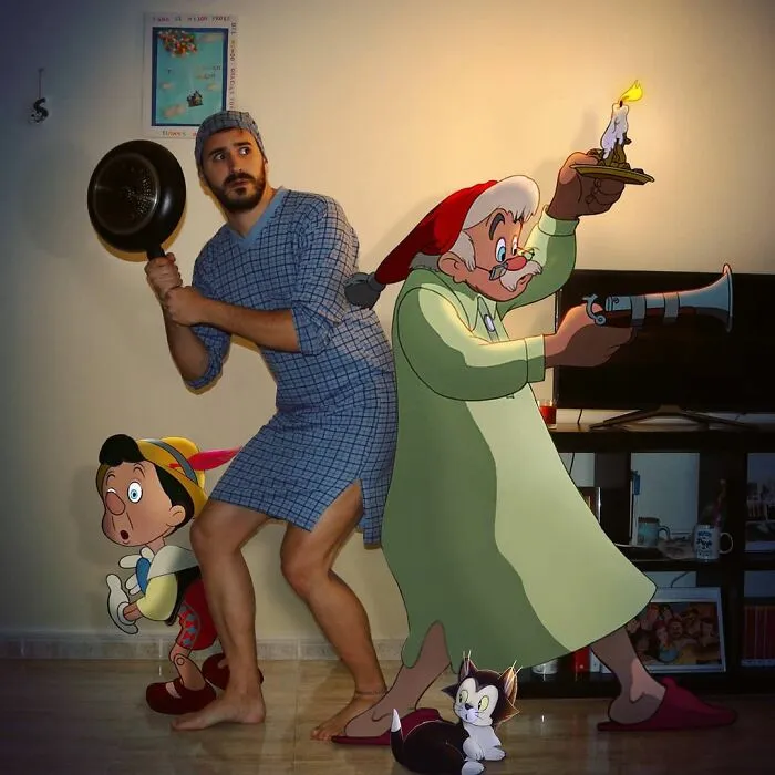 Guy Continues To Place Disney Characters Into His Photos And The Result Looks Like They're Having A Blast (30 New Pics)