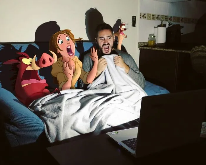 Este hombre sigue colocando personajes de Disney en sus fotos y los resultados son divertidísimos (30 nuevas fotos)
