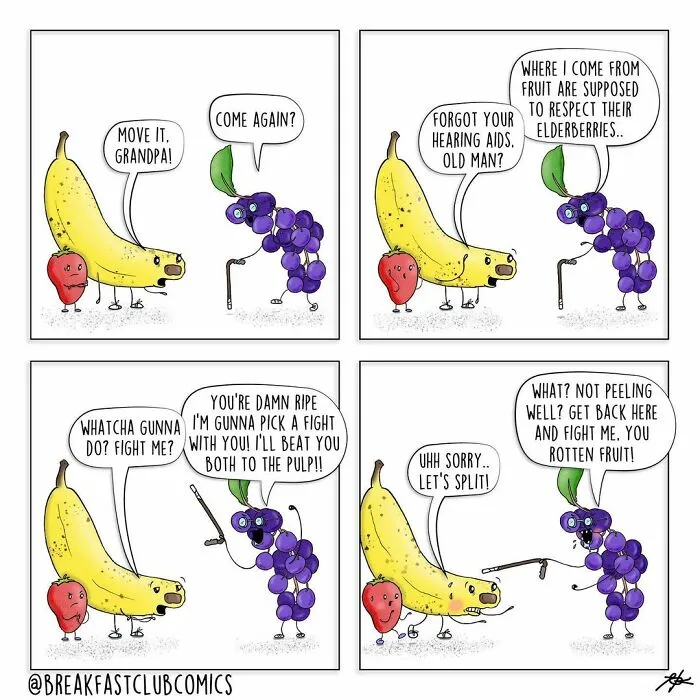 30 Funny Comics About Food That Are Full Of Puns And Jokes, By This Artist