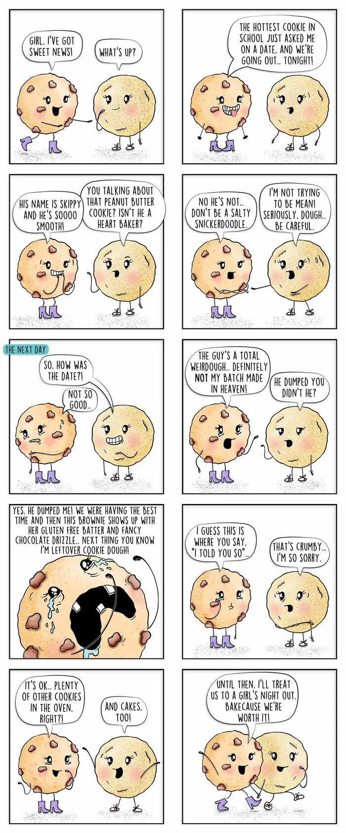 30 Funny Comics About Food That Are Full Of Puns And Jokes, By This Artist