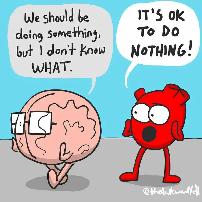 This Artist Perfectly Portrays The Battle Between Our Emotions And Intellect With His 30 Comics (New Pics)