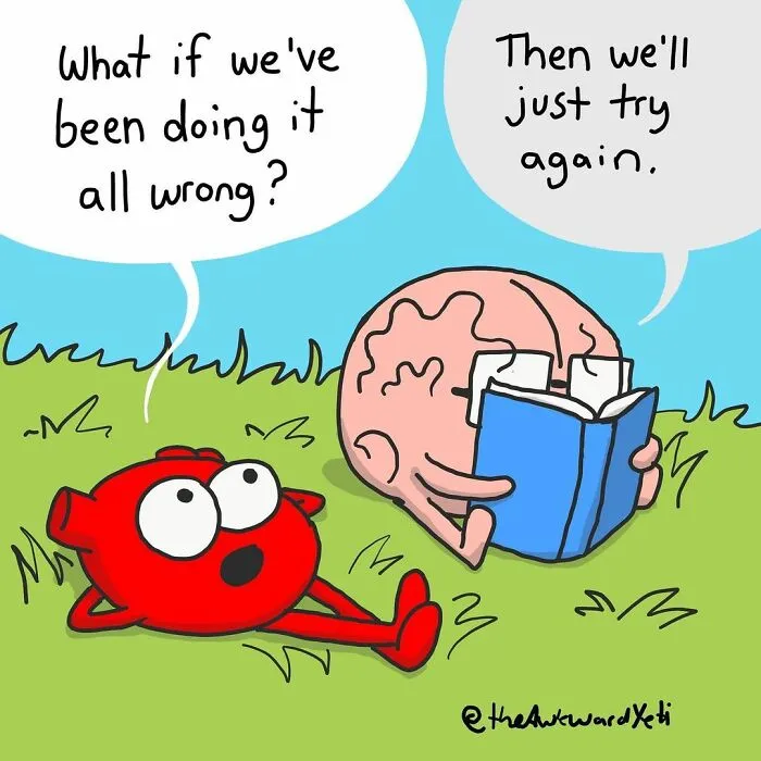 This Artist Perfectly Portrays The Battle Between Our Emotions And Intellect With His 30 Comics (New Pics)