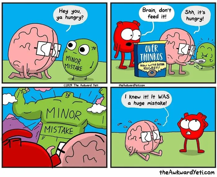 This Artist Perfectly Portrays The Battle Between Our Emotions And Intellect With His 30 Comics (New Pics)