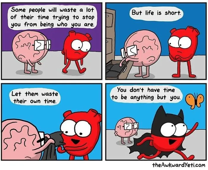 This Artist Perfectly Portrays The Battle Between Our Emotions And Intellect With His 30 Comics (New Pics)
