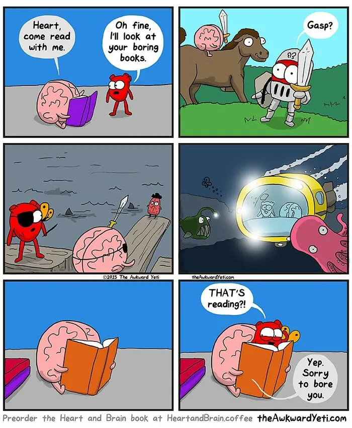 This Artist Perfectly Portrays The Battle Between Our Emotions And Intellect With His 30 Comics (New Pics)