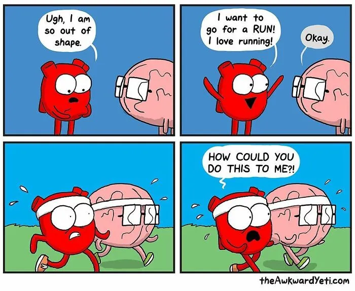 This Artist Perfectly Portrays The Battle Between Our Emotions And Intellect With His 30 Comics (New Pics)
